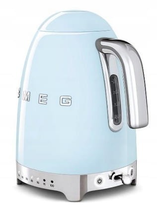 Elektryczny czajnik Smeg KLF04PBEU 2400 W niebieski pastel baby blue Retro