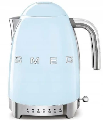 Elektryczny czajnik Smeg KLF04PBEU 2400 W niebieski pastel baby blue Retro