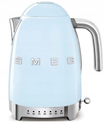 Elektryczny czajnik Smeg KLF04PBEU 2400 W niebieski pastel baby blue Retro