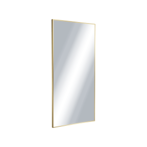 Excellent Kuadro lustro łazienkowe 100x50 cm prostokątne, złoty szczotkowany