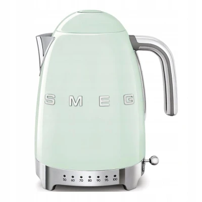 Czajnik Retro Smeg Klf04Pgeu Regulacja Temperatury Zieleń Pastelowa