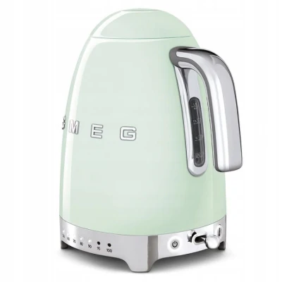 Czajnik Retro Smeg Klf04Pgeu Regulacja Temperatury Zieleń Pastelowa