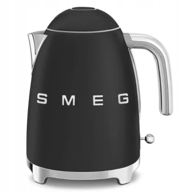 Czajnik Elektryczny Smeg Klf03Blmeu 2400 w Czarny Loft Elegancki na Prezent