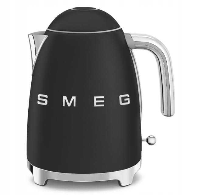 Czajnik Elektryczny Smeg Klf03Blmeu 2400 w Czarny Loft Elegancki na Prezent