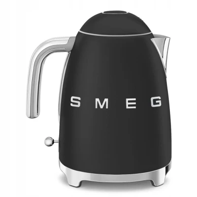Czajnik Elektryczny Smeg Klf03Blmeu 2400 w Czarny Loft Elegancki na Prezent