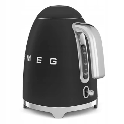 Czajnik Elektryczny Smeg Klf03Blmeu 2400 w Czarny Loft Elegancki na Prezent