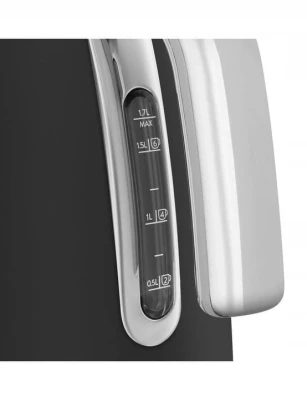 Czajnik Elektryczny Smeg Klf03Blmeu 2400 w Czarny Loft Elegancki na Prezent