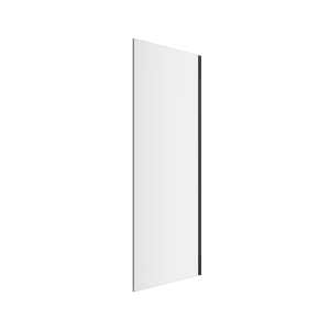 Excellent Rols ścianka prysznicowa boczna 90 cm powłoka Clean Control, czarny mat
