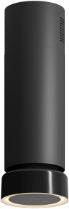 Ciarko Design Okap wyspowy Fluo W Black Satin/Gloss CDW3805CSG