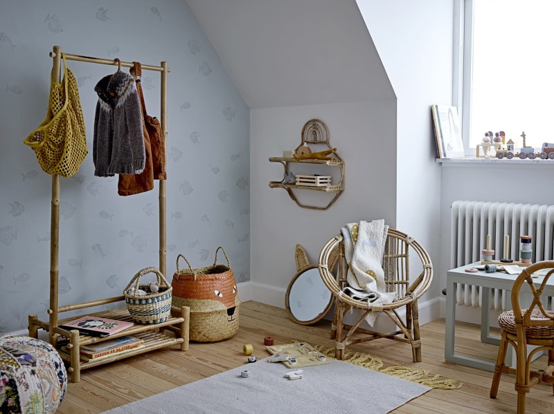 Stojak Christianna bambus 60x130x35cm