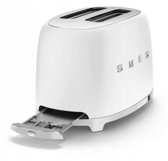 Toster Smeg Sandwich Opiekacz na Tosty Kanapki Biały Retro 950 w Regulacja