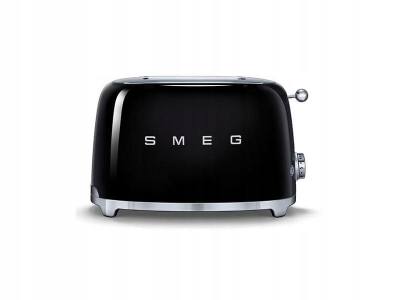 Czarny Toster SMEG Retro Vintage Opiekacz Sandwich Kanapki Tosty Regulacja