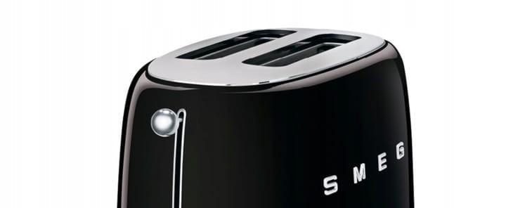 Czarny Toster SMEG Retro Vintage Opiekacz Sandwich Kanapki Tosty Regulacja