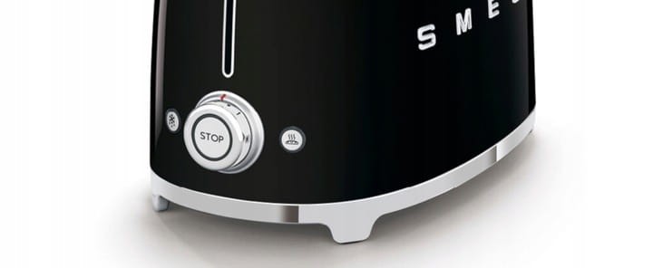 Czarny Toster SMEG Retro Vintage Opiekacz Sandwich Kanapki Tosty Regulacja