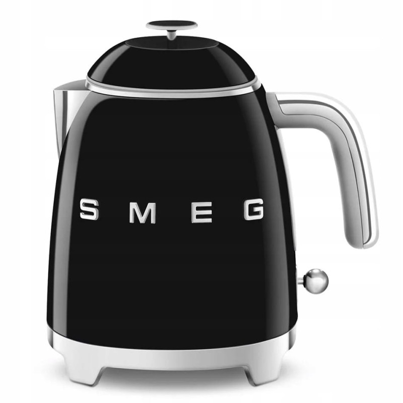 Mini Czajnik Elektryczny Smeg Klf05Bleu 1400 w Czarny Loft Kuchnia 0,8 l