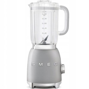 Blender kielichowy Smeg BLF01SVEU srebrny/szary