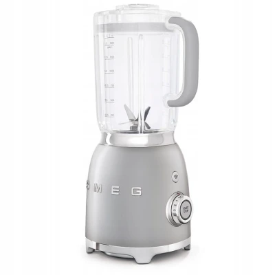 Blender kielichowy Smeg BLF01SVEU srebrny/szary