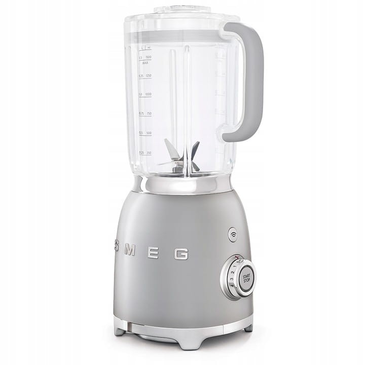 Blender kielichowy Smeg BLF01SVEU srebrny/szary