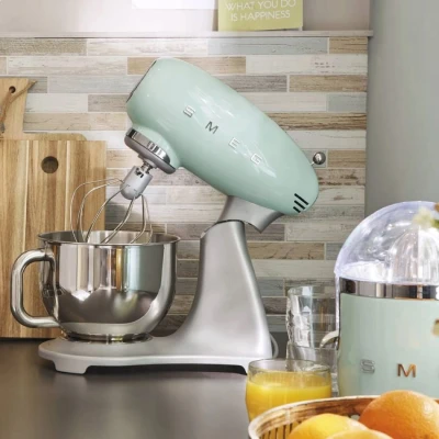 MIKSER PLANETARNY pastelowa zieleń + stal SMEG