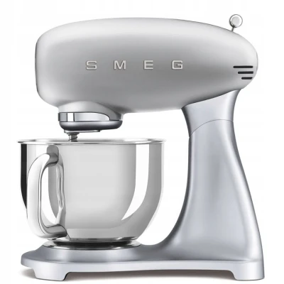 MIKSER SMEG 50'S STYLE SREBRNY - SMF02SVEU