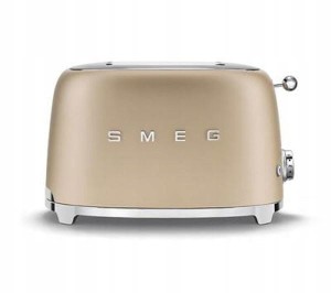 Toster Smeg TSF01CHMEU 2 Tosty 950W Złoty Mat Szampański