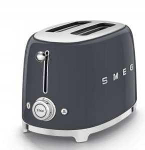 Toster Smeg TSF01GREU niebieskoszary RETRO 950W