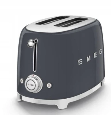 Toster Smeg TSF01GREU niebieskoszary RETRO 950W