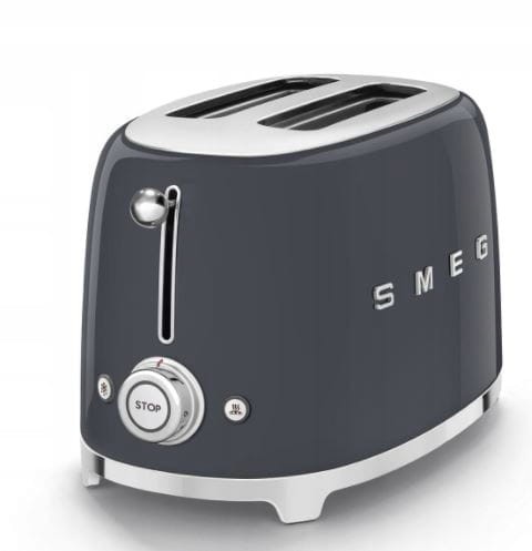 Toster Smeg TSF01GREU niebieskoszary RETRO 950W