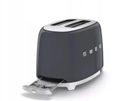 Toster Smeg TSF01GREU niebieskoszary RETRO 950W