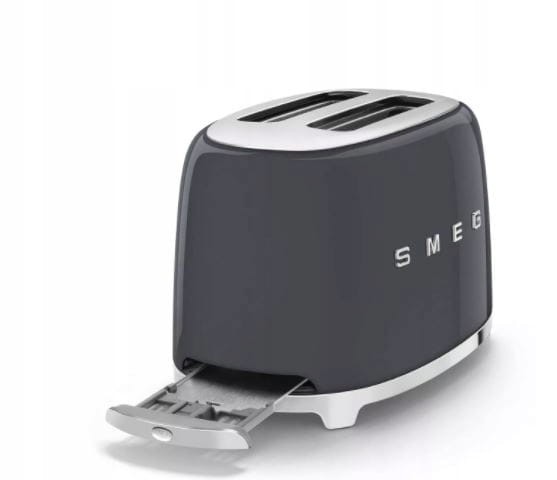 Toster Smeg TSF01GREU niebieskoszary RETRO 950W