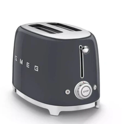 Toster Smeg TSF01GREU niebieskoszary RETRO 950W