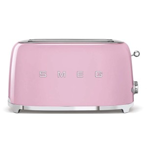 TOSTER NA 4 KROMKI pastelowy róż 50's Style SMEG