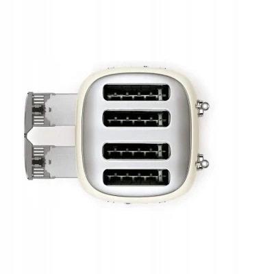 TOSTER NA 4 KROMKI SMEG TSF03CREU RETRO50's krem