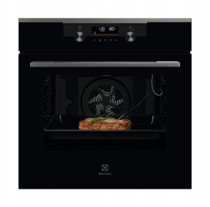 Electrolux 600 PRO SteamBake Piekarnik do zabudowy Pure Black