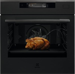 Piekarnik parowy Electrolux KOCAP31WT SteamCrisp czarny matowy