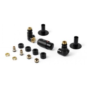 Terma Vision All in One TGETVISILK9M5 zestaw termostatyczny czarny