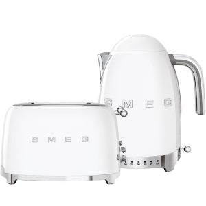 Zestaw Smeg Biały - KLF04WHEU + TSF01WHEU