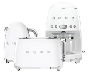 Zestaw Smeg - DCF02WHEU + KLF03WHMEU + TSF01WHMEU