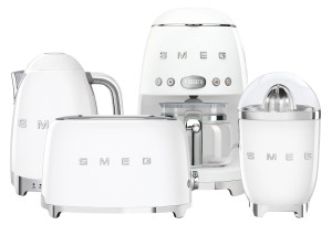 Zestaw Smeg - DCF02WHEU + KLF04WHEU + TSF01WHMEU + CJF01WHMEU