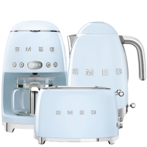 Zestaw Smeg - DCF02PBEU + KLF03PBEU + TSF01PBEU