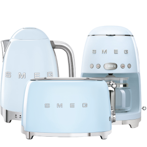 Zestaw Smeg - DCF02PBEU + KLF04PBEU + TSF01PBEU