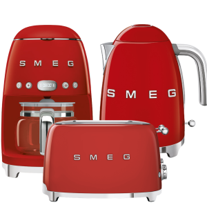 Zestaw Smeg - DCF02RDEU + KLF03RDEU + TSF01RDEU
