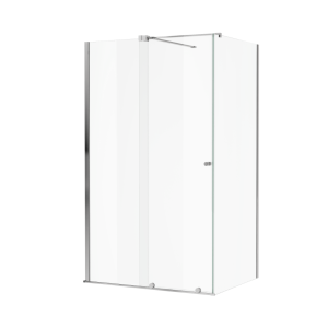 Kabina prostokątna 120x80cm drzwi przesuwne powłoka Clean Control Excellent