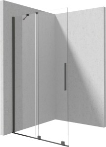 Deante Ścianka prysznicowa walk-in 80 cm - przesuwna Prizma KTJ_D38R