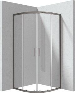 Deante Kabina prysznicowa półokrągła 90x90 cm Funkia Evo KYP_D099P