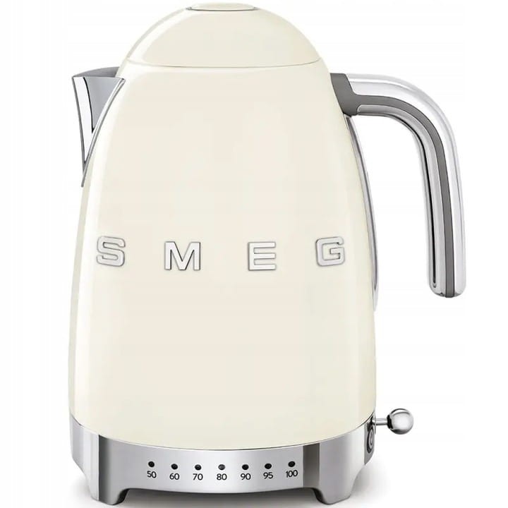 Czajnik Elektryczny Smeg Klf04Creu 2400 w Ecru 1,7 l Duży  z Regulacją Temp