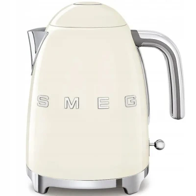 Smeg Czajnik Elektryczny na Wodę do Kuchni Klf03Creu 2400 w Kremowy Beż