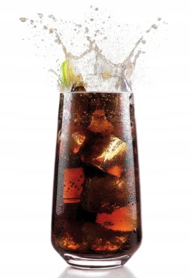 Szklanka Wysoka Zwężana 430 ml  Drinki Soki Napoje Woda Drinki Nowoczesna