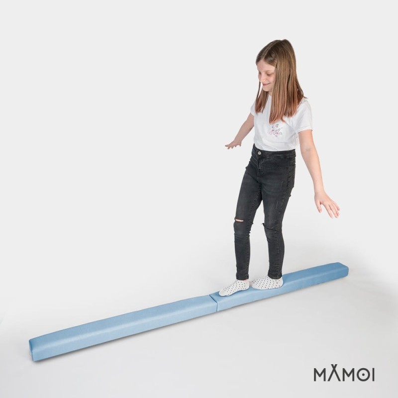Belka gimnastyczna dla dzieci niebieska 200cm