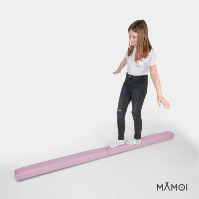 Belka gimnastyczna dla dzieci różowa 200cm